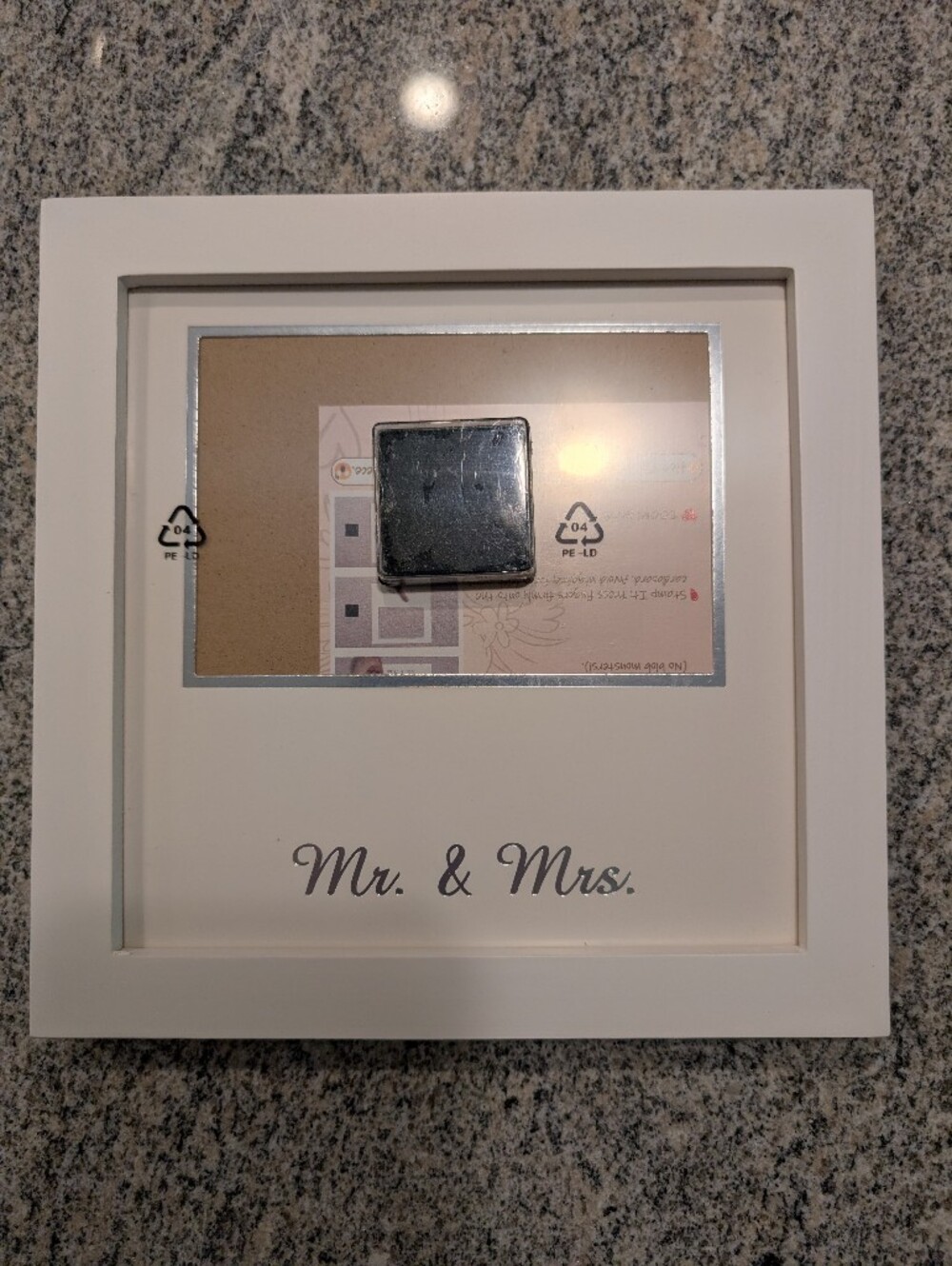 Mr. & Mrs. White Decorative Photo Frame